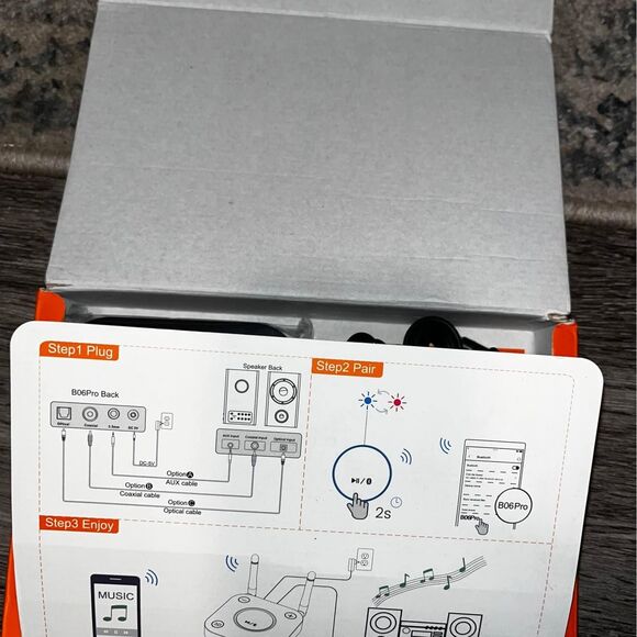 Long Range Bluetooth 5.1 Receiver, HiFi Wireless 3D Surround HD Optical RCA - Picture 9 of 10